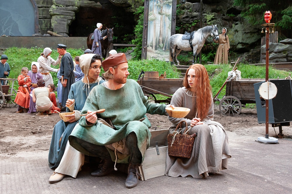 Das Geheimnis der Hebamme. Foto: Landesbühnen Sachsen