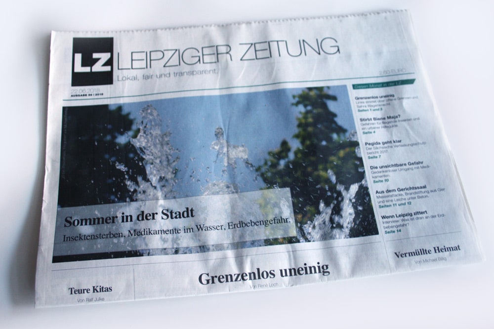 Leipziger Zeitung: Sommer in der Stadt ... Foto: Ralf Julke
