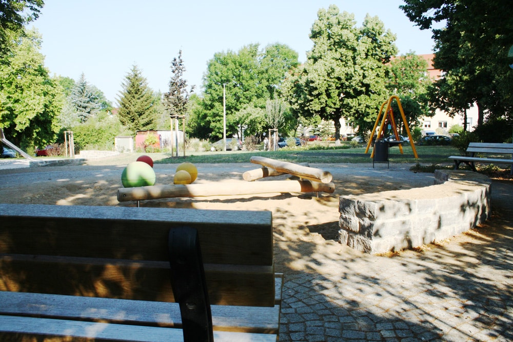 Neu gestalteter Schillerplatz. Foto: Ralf Julke