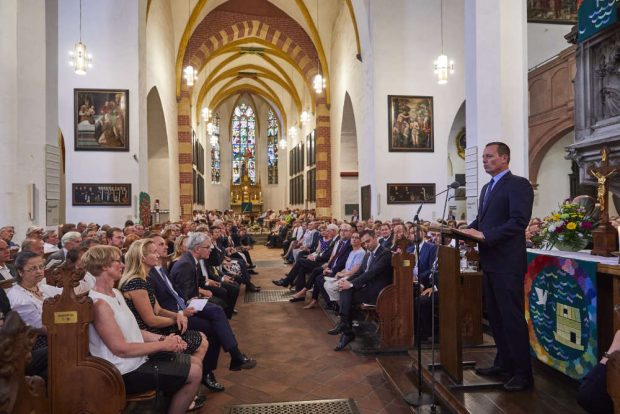 US-Botschafter Richard Grenell sprach das traditionelle Grußwort des Gastlandes. Foto: Bachfest Leipzig/www.malzkornfoto.de