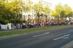 Demo gegen Abschiebungen. Foto: René Loch