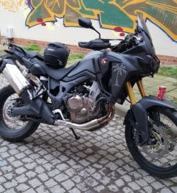 Die gestohlene Honda Africa Twin, Foto: Polizeidirektion Leipzig
