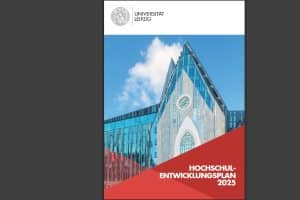 Hochschulentwicklungsplan 2025. Cover: Universität Leipzig