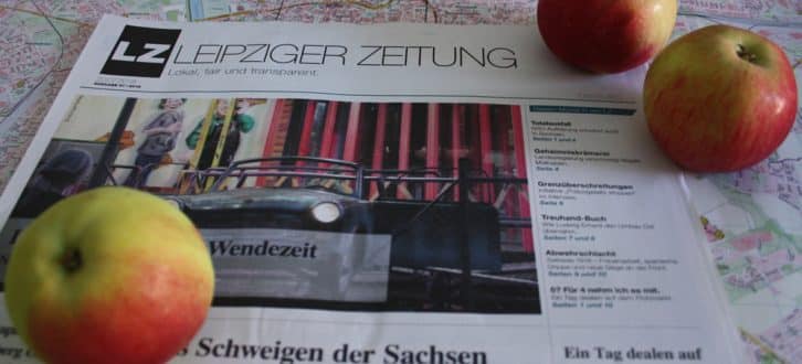 Echtes Sommer-Lesefutter: Leipziger Zeitung Nr. 57. Foto: Ralf Julke