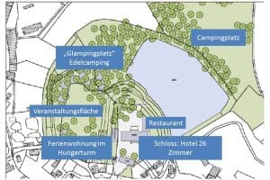 Die Pläne für Schloss Mutzschen. Karte: Stadt Grimma