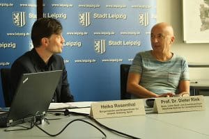Heiko Rosenthal und Prof. Dieter Rink. Foto: Ralf Julke