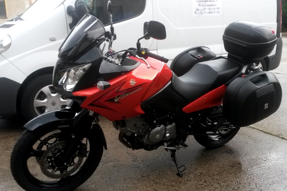 Das gesuchte Motorrad aus Plagwitz. Foto: PD Leipzig