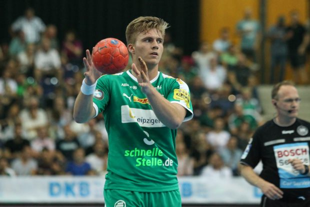 Franz Semper (DHfK) war mit 7 Toren bester Werfer der Partie. Foto: Jan Kaefer