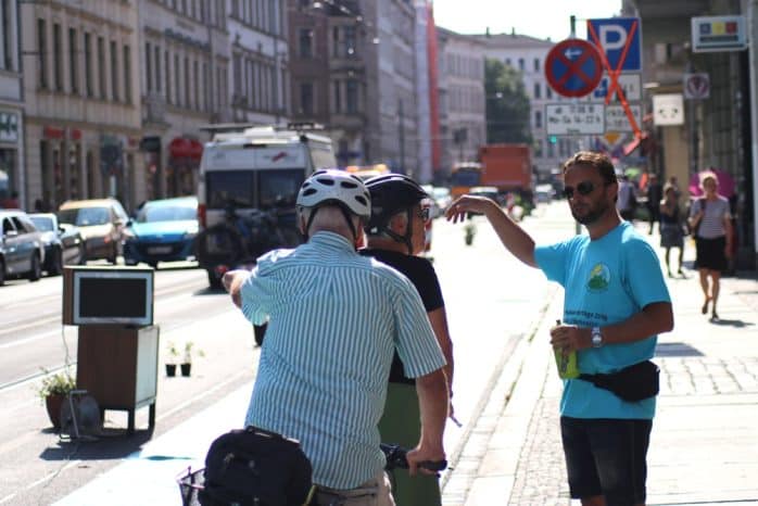 Debatten auf dem Radweg - Sollte es Counter oder Zähler heißen? Foto: Michael Freitag
