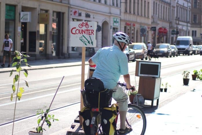 Push the button. Am Ende wurde doch gedrückt. Foto: Michael Freitag