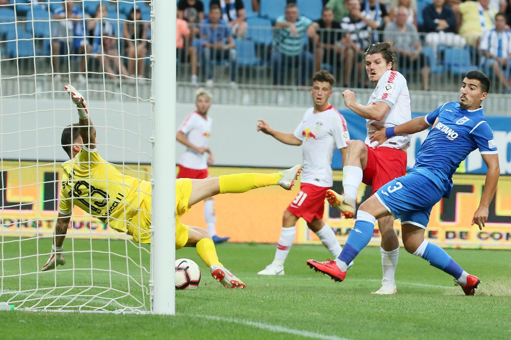 Sabitzer erzielt das 1:0. Foto: GEPA Pictures