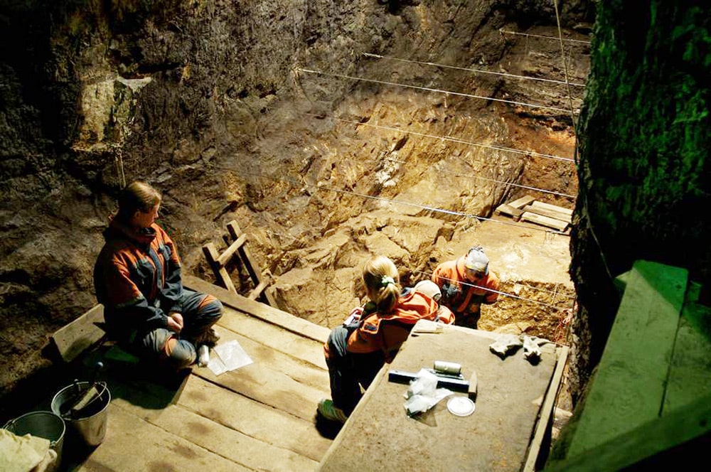 Ausgrabungen in der Denisova-Höhle. Foto: Bence Viola, MPI für evolutionäre Anthropologie