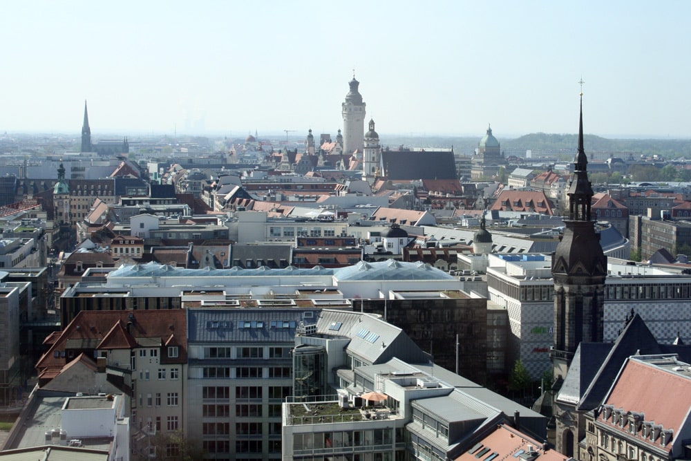 Leipziger Dächerlandschaft. Foto: Ralf Julke