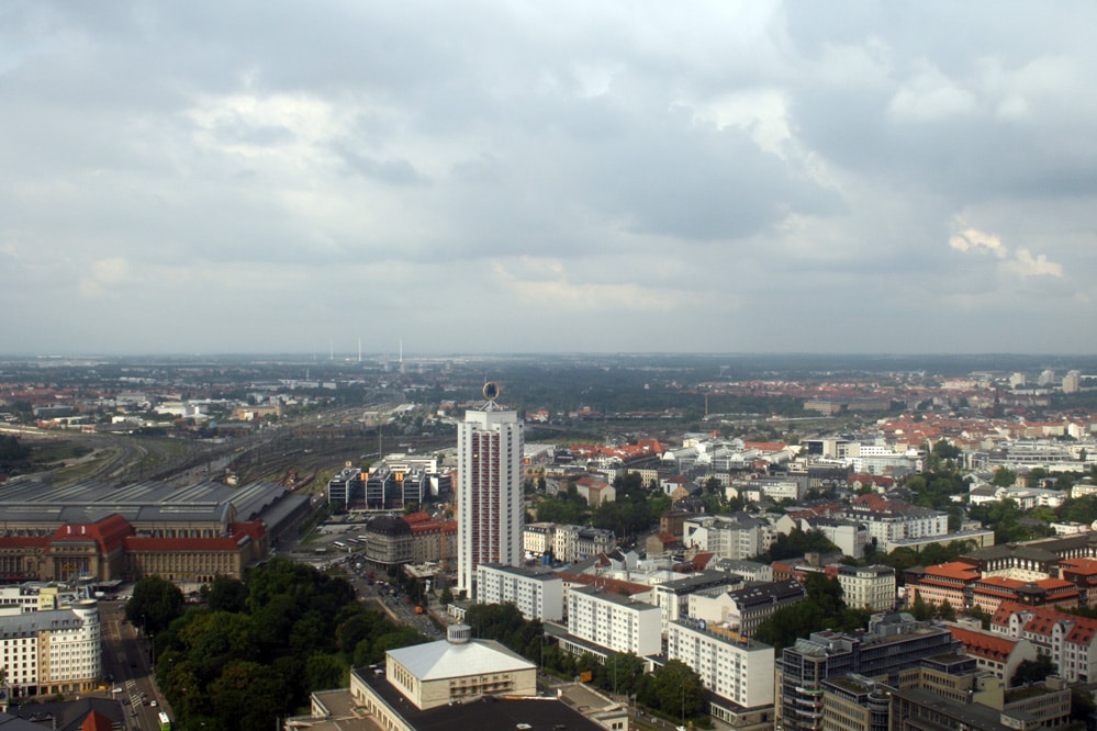 Leipzig mit Blick nach Norden. Archivfoto: Ralf Julke