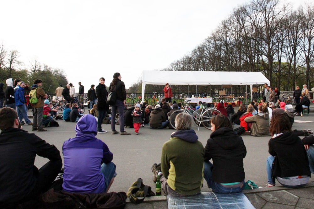 Nuit debout 2016 in Leipzig. Foto: Michael Freitag