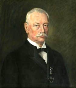 Bürgermeister Karl Rothe führte Leipzig ab 2. Januar 1918 bis 1930 durch die letzten Monate des Krieges. Foto: Gemäldeabbildung, Gemeinfrei