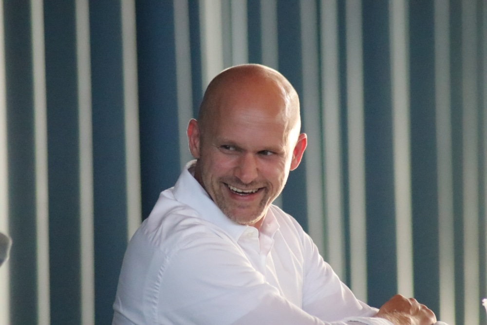 Trainer Sven Gerike ist schon heiß auf die Saison. Foto: Michael Freitag