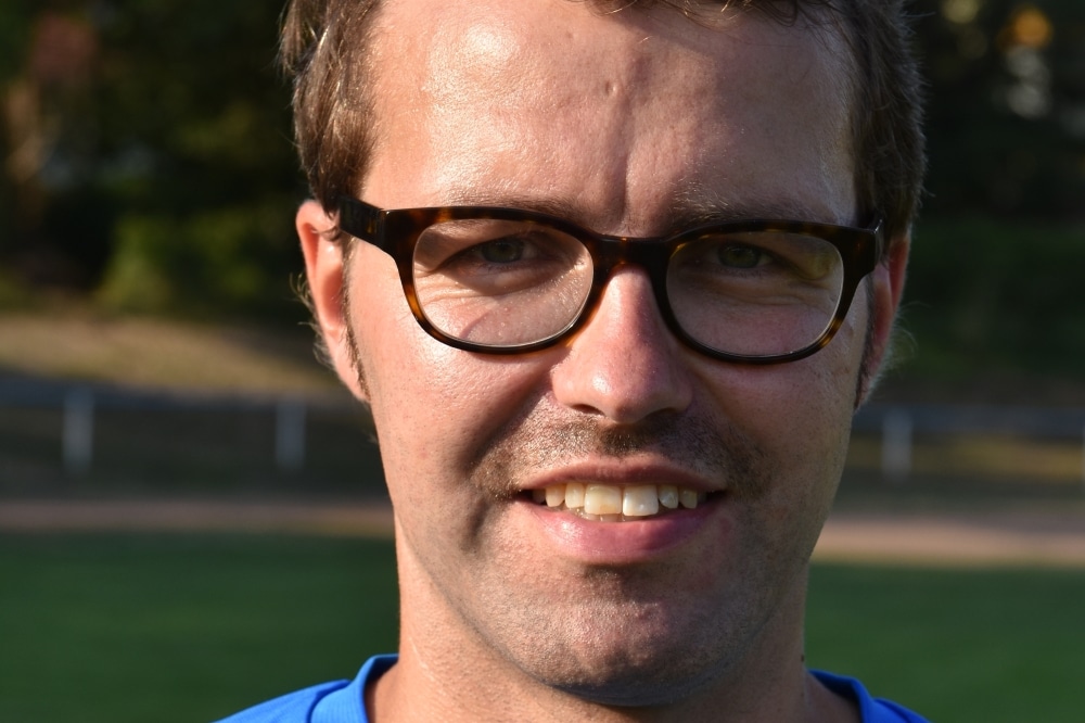 Philipp Bludovsky ist Vorstand Junioren und Soziales beim FC Blau-Weiß Leipzig sowie Teammanager der U19-Mannschaft. Foto: FC Blau-Weiß