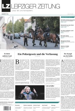 Die LEIPZIGER ZEITUNG Nr. 59 vom September 2018. KLICK zum Vergrößern.