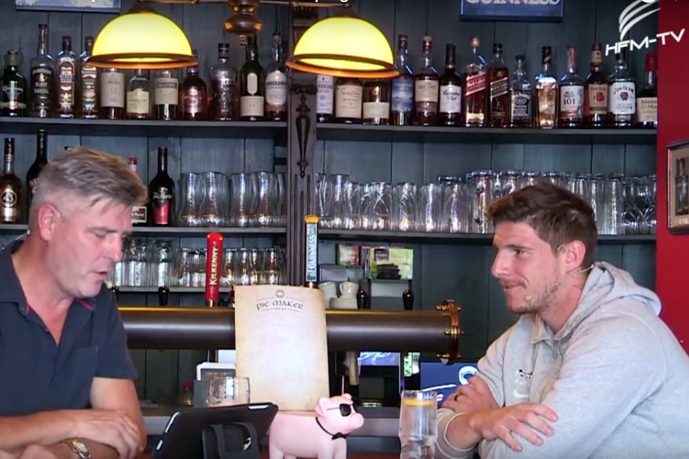 Norman Landgraf und Kai Druschky in der aktuellen Sendung. Foto: Videoscreen Heimspiel TV