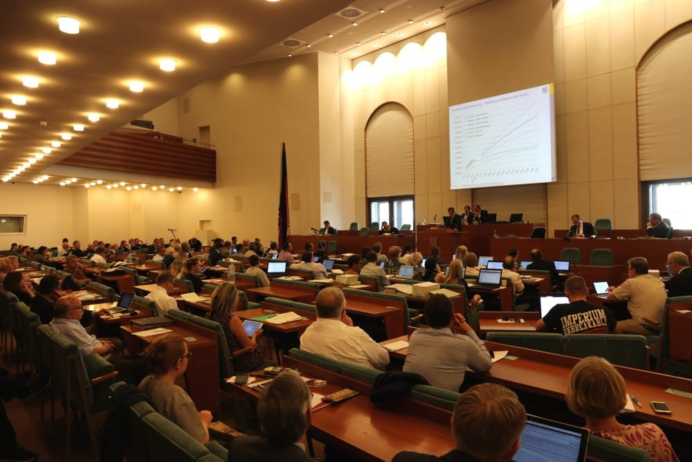 Ratsversammlung am 19. September 2018 und eine erste Entscheidung zur inneren Jahnallee. Foto: L-IZ.de