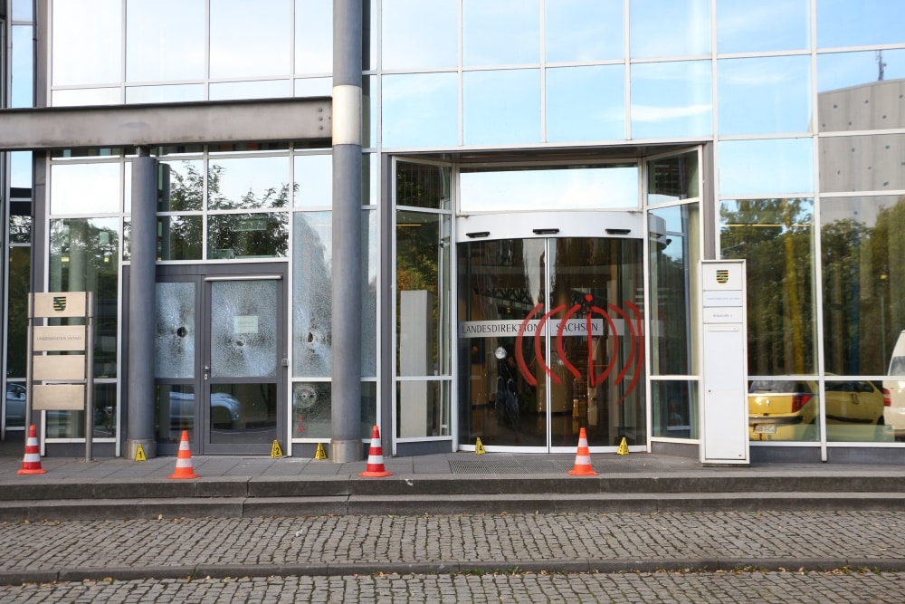 Tatort Landesdirektion. Foto: PTAZ