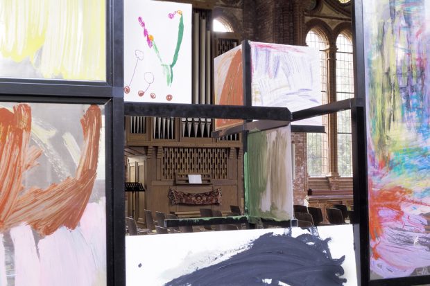 Die Ausstellung in der Heilandskirche. Foto: Christin Schutta