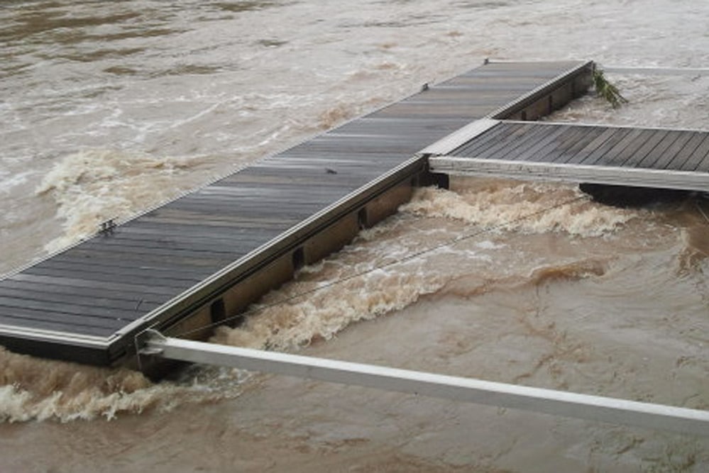 Hochwasser. Foto: Marko Hofmann