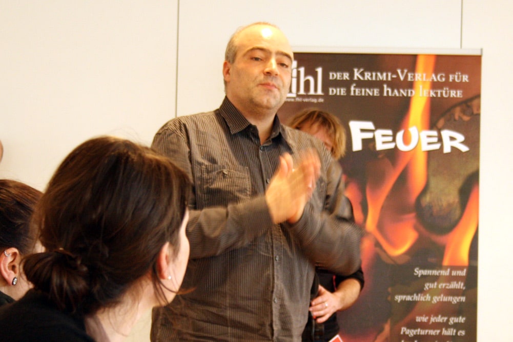 André Mannchen - hier bei einer Veranstaltung des Börsenvereins. Foto: Ralf Julke