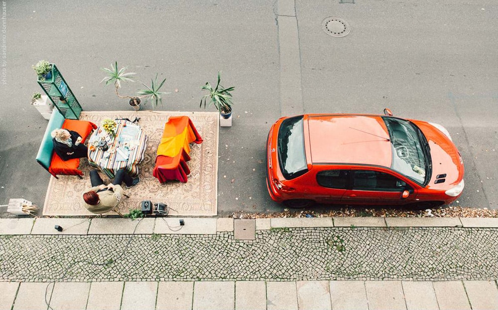 PARK-Situation aus der Draufsicht. Foto: Ökolöwe - Umweltbund Leipzig e.V.