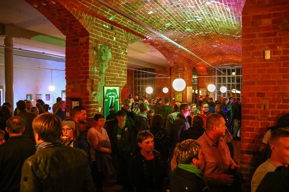 Gut besuchte Auktion, Foto: BSG Chemie Leipzig/ C. Donner