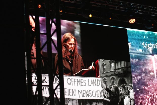 Für ein offenes Land mit freien Menschen. Gesine Oltmanns. Foto: L-IZ.de