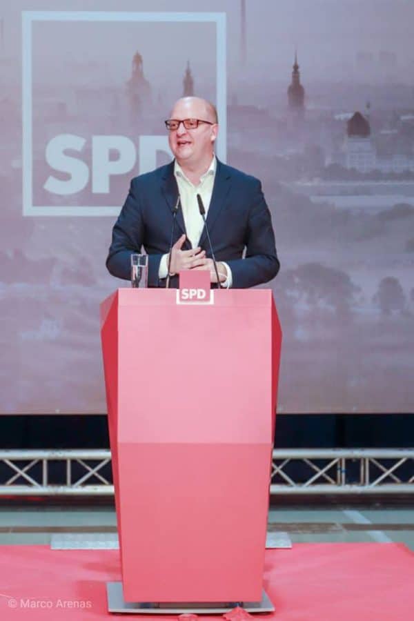 Henning Homann wurde zum neuen Generalsekretär der SPD Sachsen gewählt. Foto: Marco Arenas