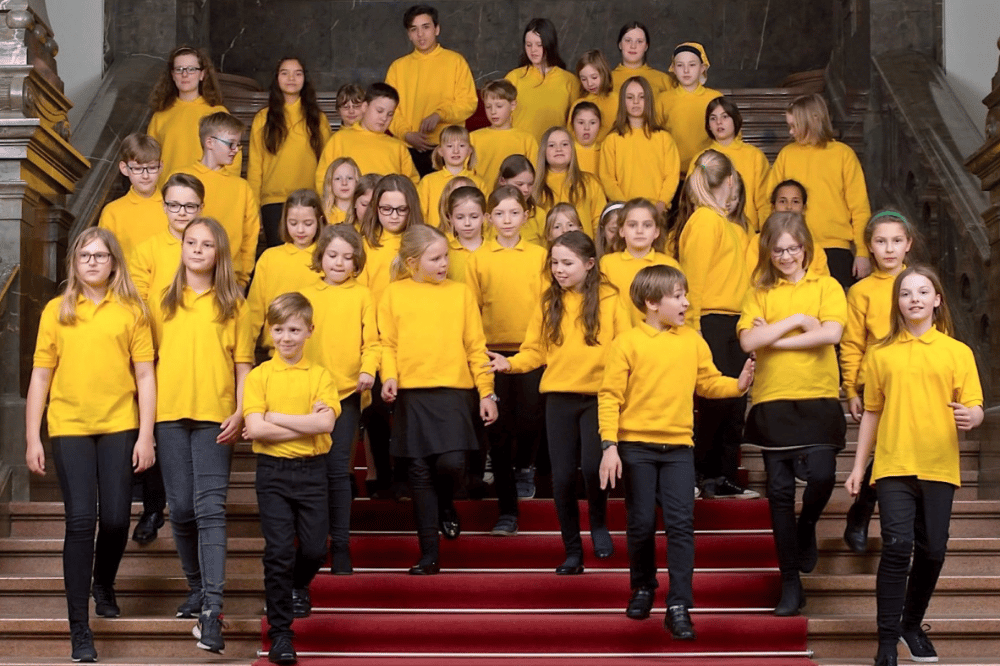 Kinderchor Schola Cantorum Leipzig, Neues Rathaus. Quelle: Schola Cantorum Leipzig
