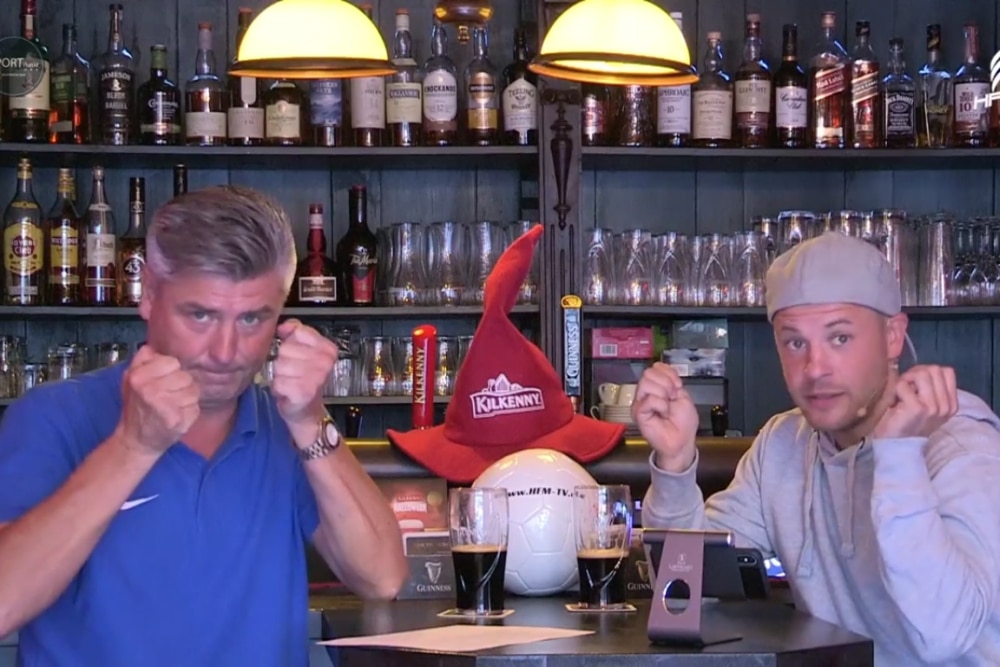 Norman Landgraf (li.) und Martin Hoch drücken allen Leipziger Sportvereinen die Daumen. Foto: Screenshot Sportpunkt