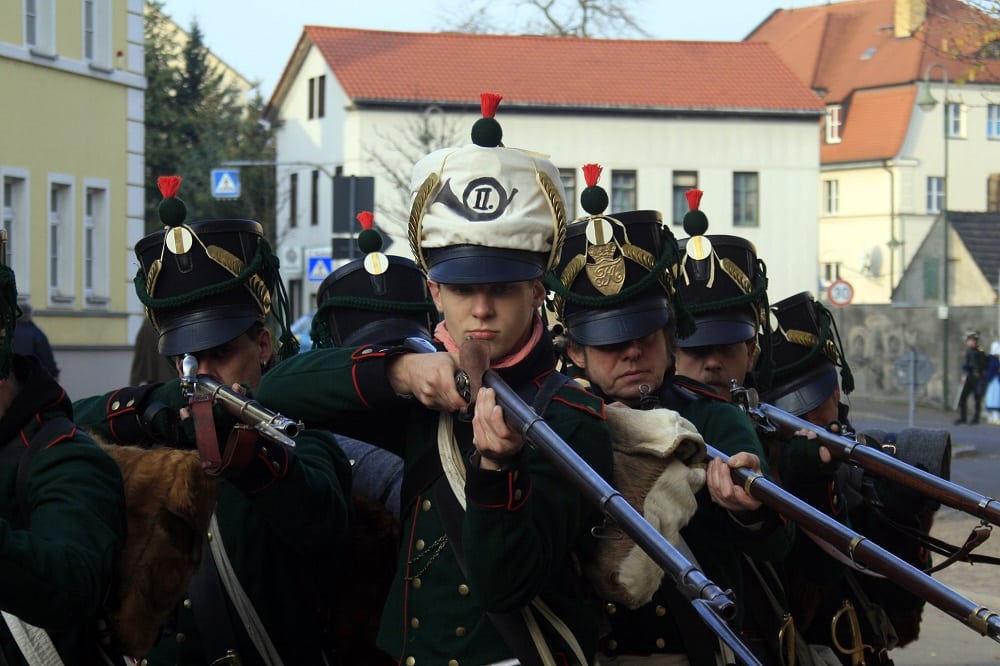 Soldaten am Markt, Foto: Falk Thoralf-Günther