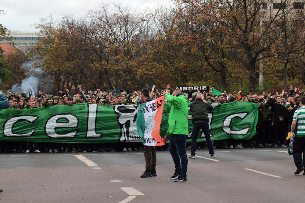 Die „Bhoys“ sind in der Stadt. Foto: L-IZ.de