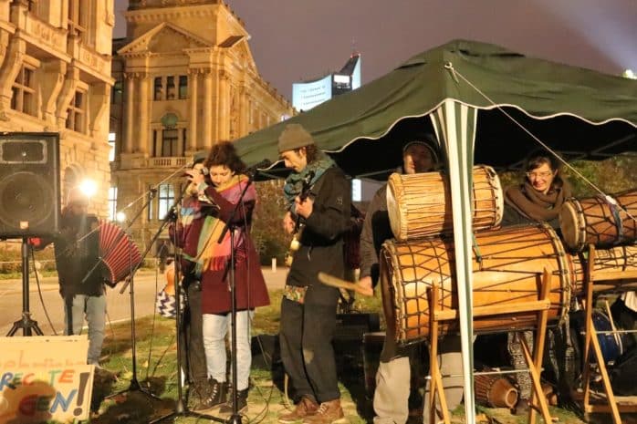 Die Band "Mayakan" beim Abschlusskonzert am 23. Oktober. Foto: L-IZ.de