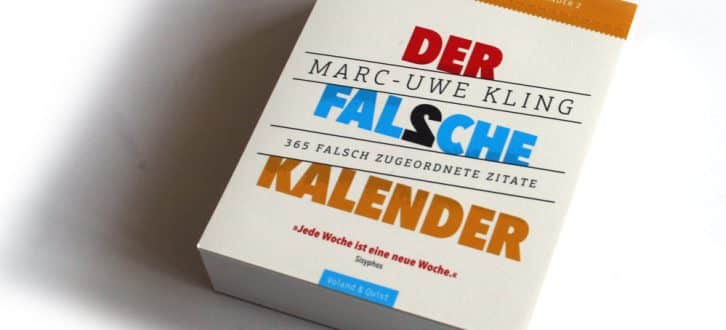 Marc-Uwe Kling: Der falsche Kalender 2. Foto: Ralf Julke