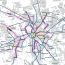 Bauvorhabenkarte im Nahverkehrsplan - die Trassenfreihaltungen sind blau gestrichelt. Karte: Stadt Leipzig, Nahverkehrsplan 2024