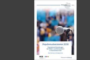 Populismusbarometer 2018. Cover: Bertelsmann Stiftung