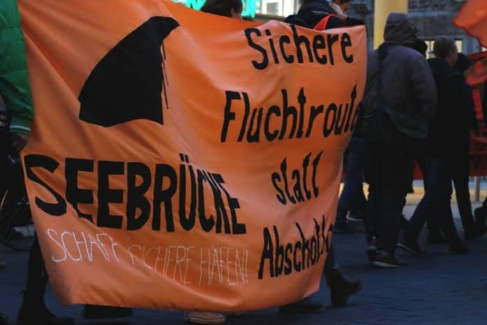 In den letzten Monaten wurden die Seenotretter kriminalisiert. Foto: L-IZ.de
