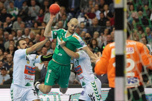 Mit 6 Toren war Maximilian Janke bester DHfK-Torschütze. Foto: Jan Kaefer