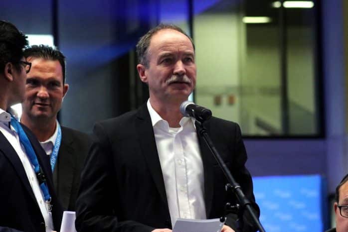 Der Leipziger Stadtrat Sven Morlok auf dem FDP-Landesparteitag in Neukieritzsch. Foto: L-IZ.de