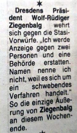 Die FuWo: Als WRZ 1992 nach knapp zwei Jahren Dynamo Dresden verließ, gab es ähnliche Abläufe. Bild: Fußballwoche 1991, Screen L-IZ.de