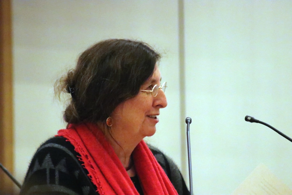 Dorothee Dubrau (parteilos) übernahm die Information zum Bayerischen Bahnhof am 22.11.2018. Foto: L-IZ.de