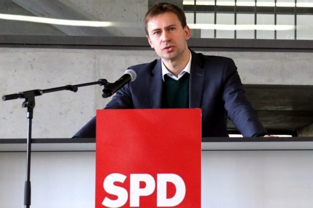 Kandidat der SPD im Wahlkreis 32: Holger Mann beim Nominierungsparteitag am 10. November 2018. Foto: L-IZ.de