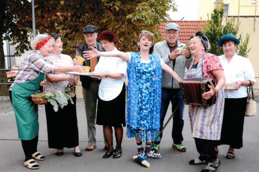 Mundartbühne. Quelle: Stadtverwaltung Borna