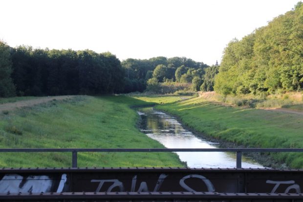 Auch das ist keine Flussaue, sondern ein künstlich geschaffener Kanal. Foto: L-IZ.de