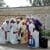 Bunt? Bunter. Nigerianische Baptistinnen in Yardenit. Foto: Jens-Uwe Jopp